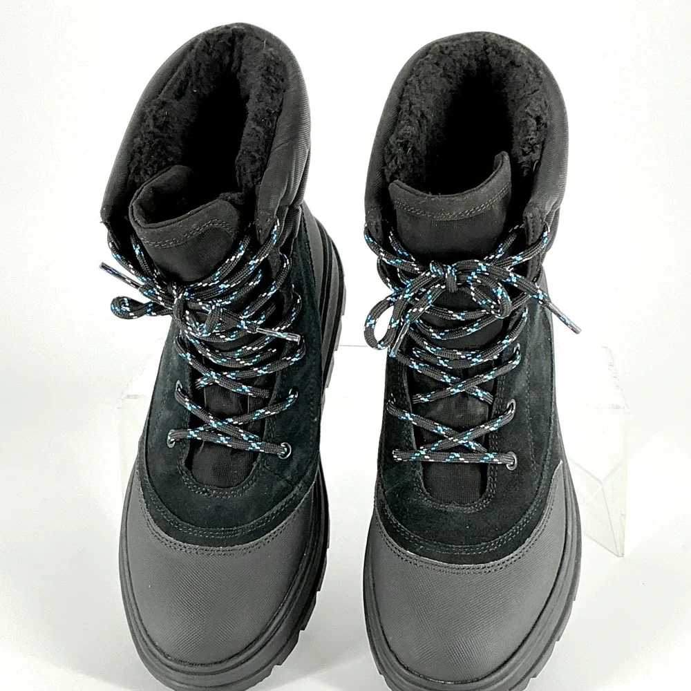 Koolaburra‎ by UGG Size 9 Mens Black Waterproof Suede Winter Boots NEW $120